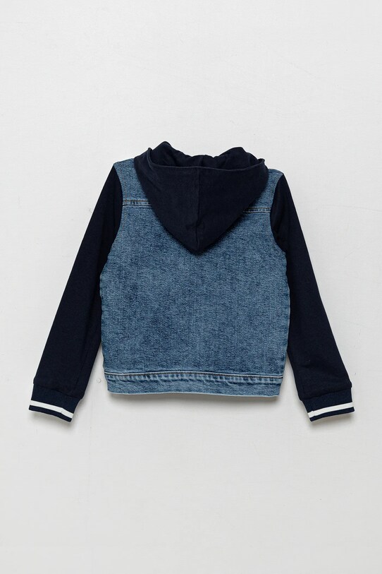 Guess kurtka jeansowa dziecięca N5GL00.D5NK0.PPYA niebieski SS25