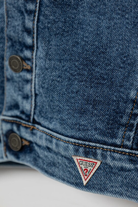 Chłopiec Guess kurtka jeansowa dziecięca N5GL00.D5NK0.PPYA niebieski