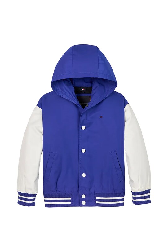 Tommy Hilfiger kurtka bomber dziecięca KB0KB09582.PPYA fioletowy SS25