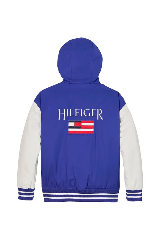 Chłopiec Tommy Hilfiger kurtka bomber dziecięca KB0KB09582.PPYA fioletowy