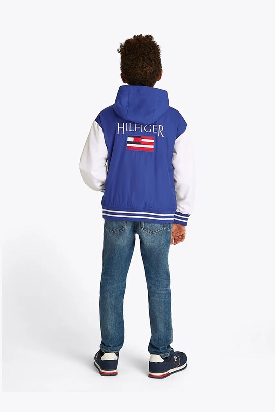 Παιδικό μπουφάν bomber Tommy Hilfiger άλλο μωβ KB0KB09582.PPYA