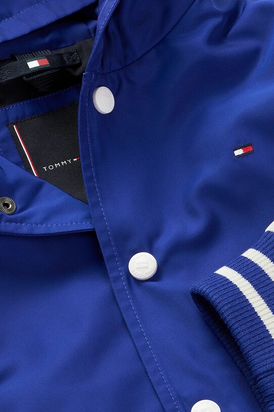 Tommy Hilfiger kurtka bomber dziecięca fioletowy KB0KB09582.PPYA