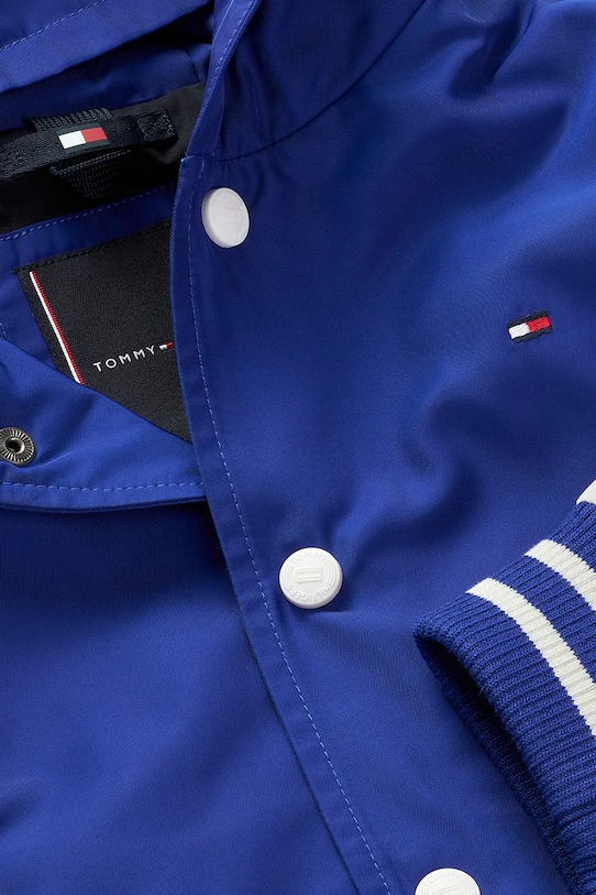 Παιδικό μπουφάν bomber Tommy Hilfiger μωβ KB0KB09582.PPYA