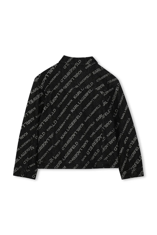 Хлопчик Дитяча бавовняна куртка Karl Lagerfeld Z30426.114.150 чорний