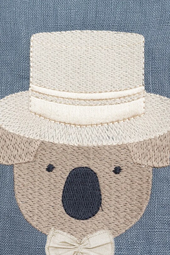 Donsje gyerek vászon mellény Larsel Linen Gilet Groom kék 4096401.74.92