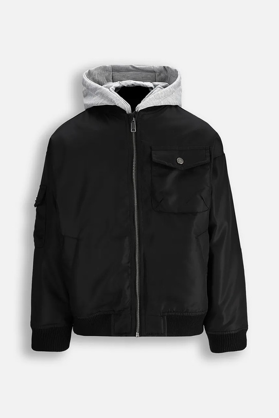 Coccodrillo kurtka bomber dziecięca WC5152701OBJ czarny SS25