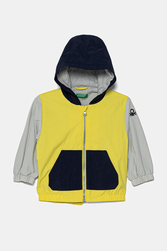 Detská bunda United Colors of Benetton nezateplené zelená 2IGGGN03K.P.Seasonal