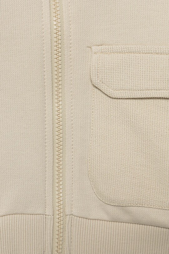Момче Детски памучен суичър United Colors of Benetton 3T31G503Q.P.Seasonal бежов