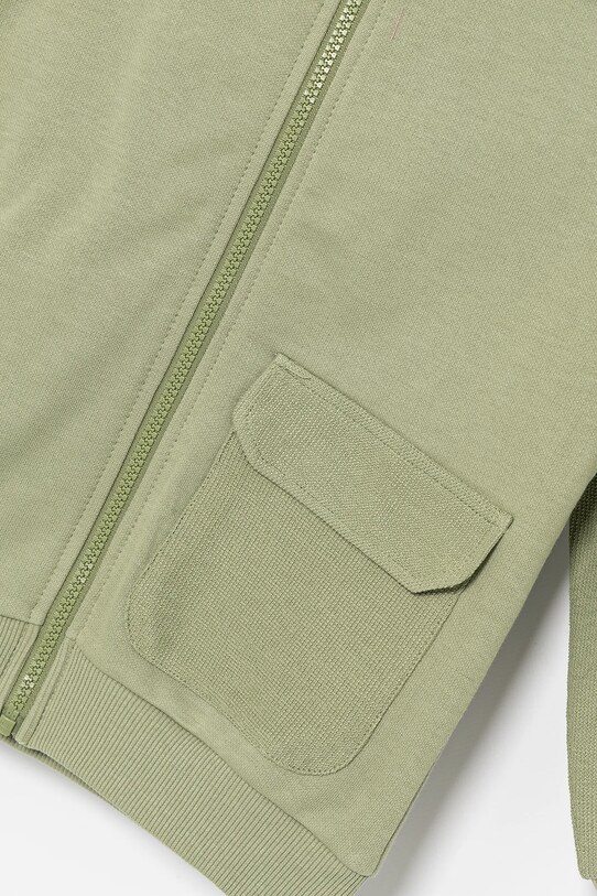 BIMBO United Colors of Benetton felpa in cotone bambino/a 3T31G503Q.P.Seasonal verde