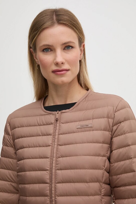 Calvin Klein geaca de puf maro K20K207823