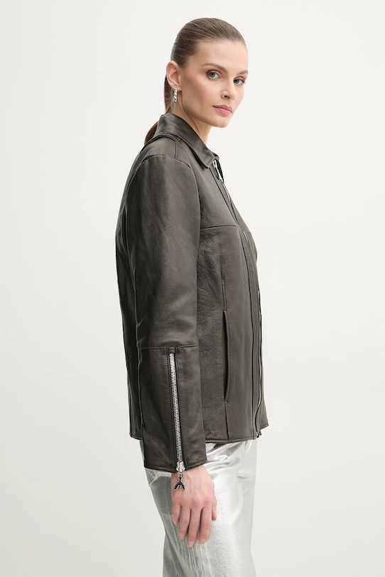 Patrizia Pepe giacca in pelle nero 8O0160.L143