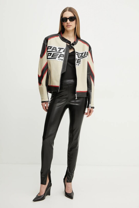 Кожаная куртка Patrizia Pepe 8O0161.L142 чёрный SS25