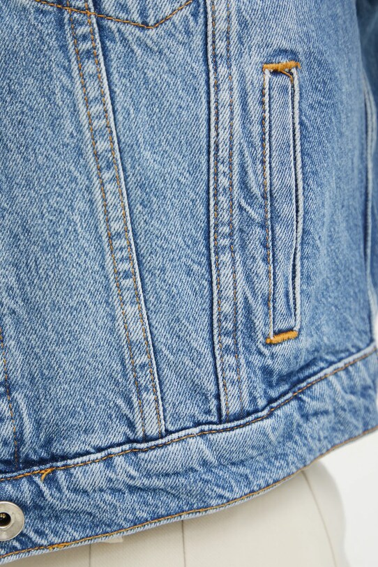 Patrizia Pepe kurtka jeansowa 8O0170.D1WZB niebieski