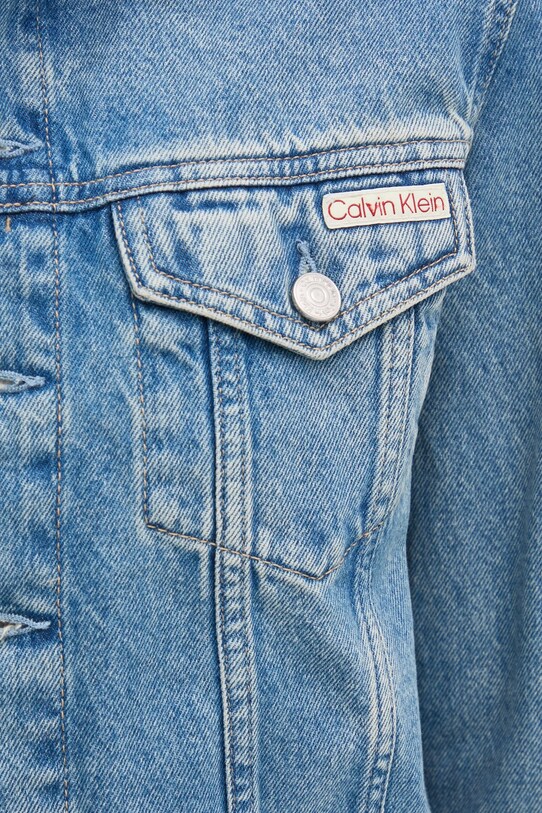 Джинсова куртка Calvin Klein Jeans J20J224542 блакитний