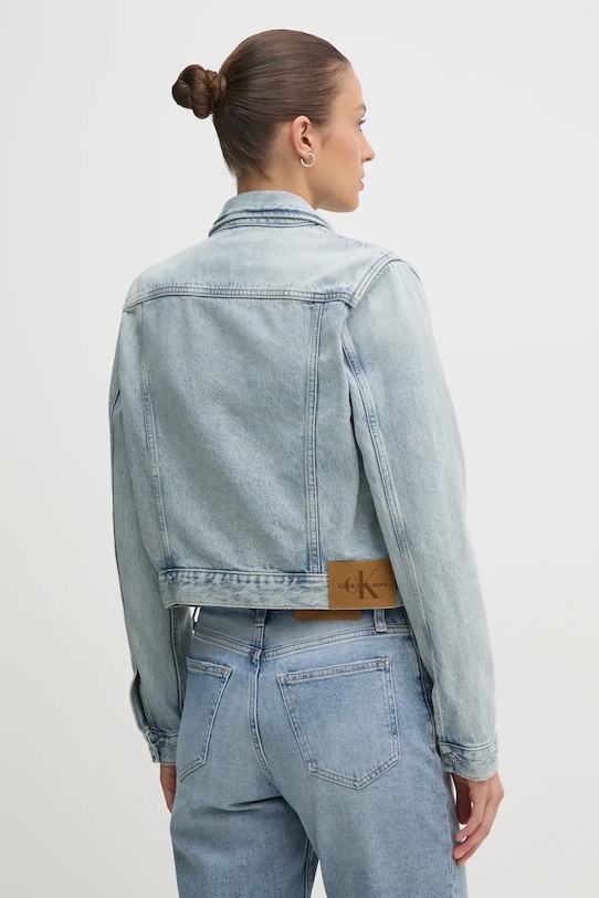 Одяг Джинсова куртка Calvin Klein Jeans J20J224544 блакитний