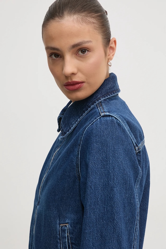 Τζιν μπουφάν Calvin Klein Jeans J20J224545 σκούρο μπλε