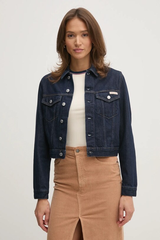 Джинсова куртка Calvin Klein Jeans джинс темно-синій J20J225066