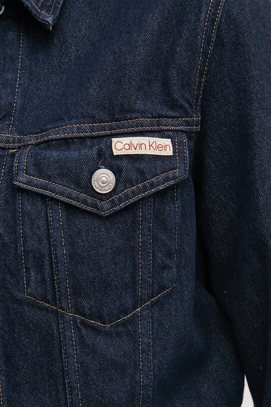 Джинсова куртка Calvin Klein Jeans J20J225066 темно-синій