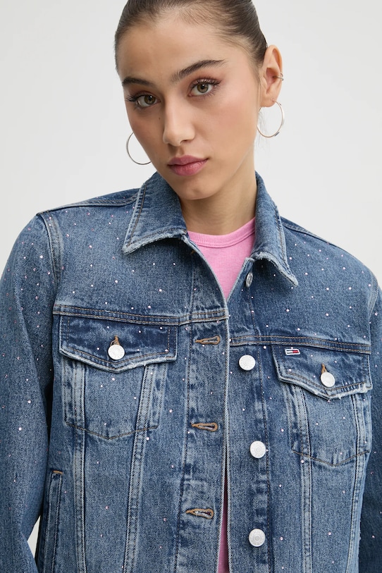 Tommy Jeans geacă din denim albastru DW0DW19781