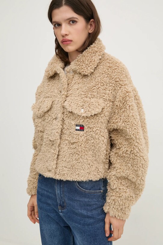 Куртка Tommy Jeans з підкладкою бежевий DW0DW19905