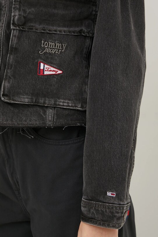 Джинсова куртка Tommy Jeans DW0DW20545 чорний
