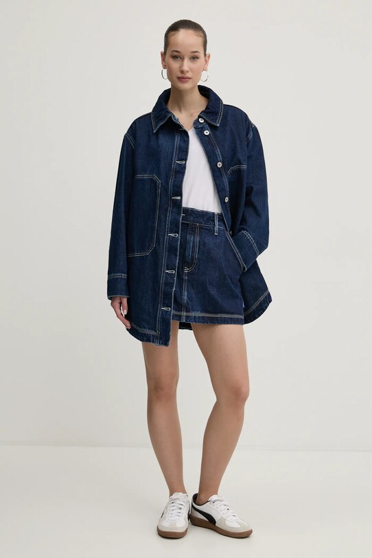 Hugo Blue camasa jeans 50531741 bleumarin SS25