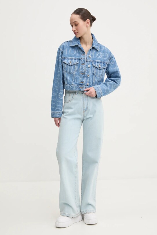 Hugo Blue geacă din denim 50532155 albastru SS25