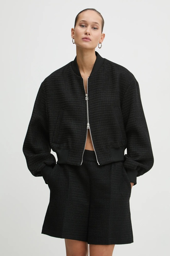 Куртка-бомбер HUGO з підкладкою чорний 50530992