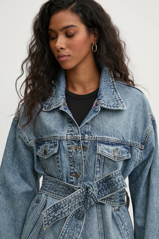 HUGO geacă din denim albastru 50530298