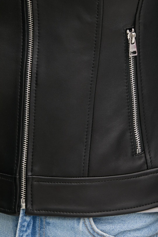 HUGO geaca de piele 50534435 negru