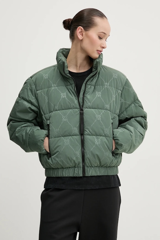 Bunda HUGO zateplené zelená 50534277