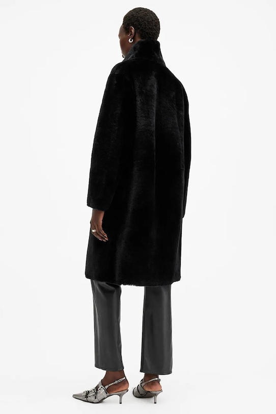 AllSaints palton cu doua fete SERRA W119LB negru