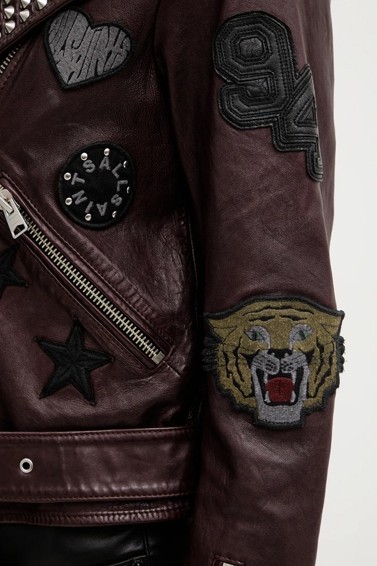 Δερμάτινo jacket AllSaints COLLEGE W138LB