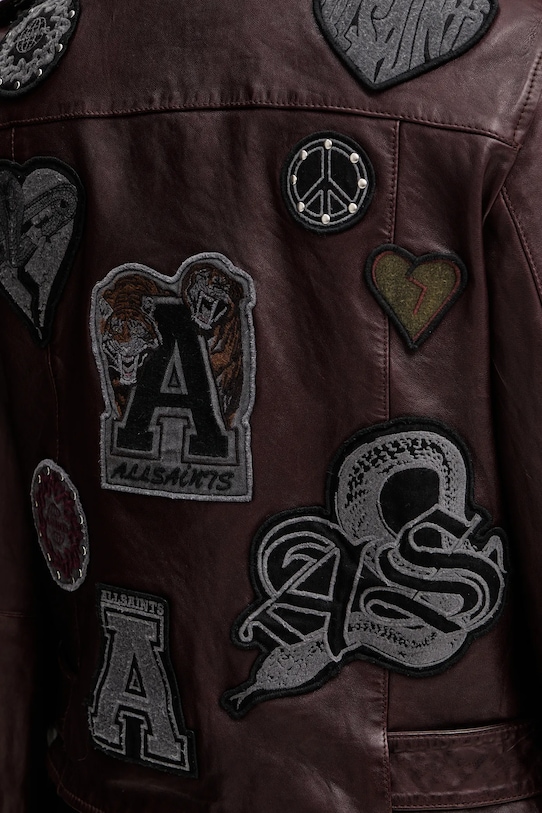 AllSaints ramoneska skórzana COLLEGE W138LB