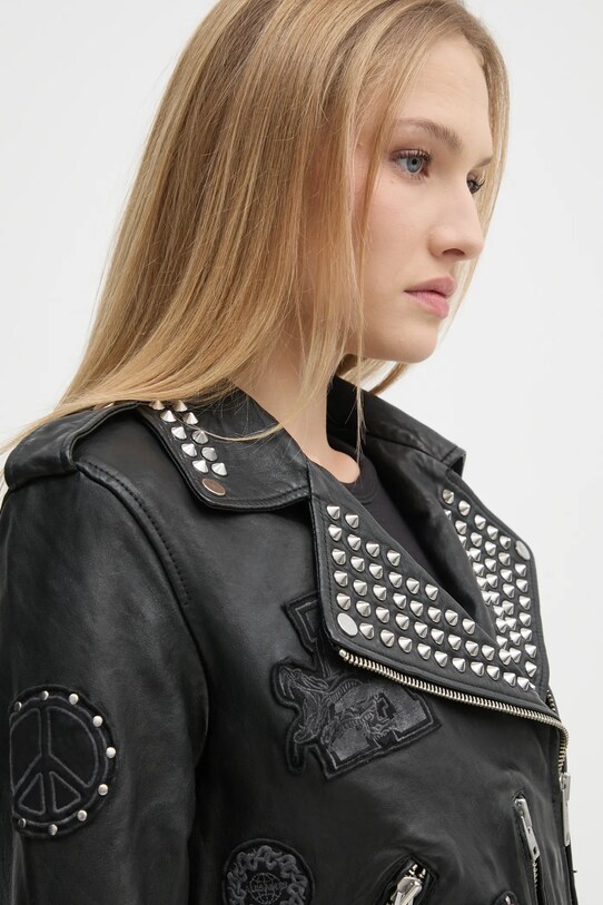 Кожено яке AllSaints COLLEGE W138LB
