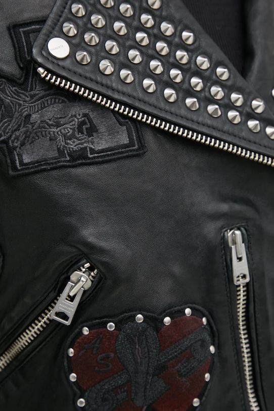 Кожено яке AllSaints COLLEGE W138LB