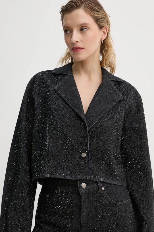 Džínová bunda Gestuz černá 10909562