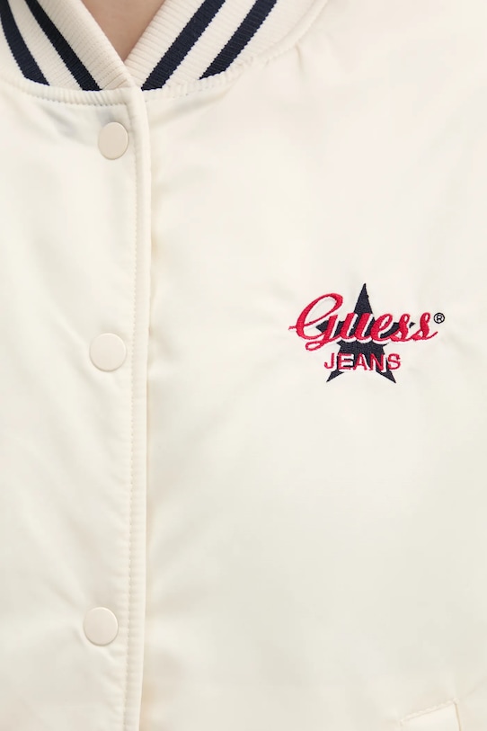 Куртка-бомбер Guess Jeans W5RL43.WHAA2 бежевий