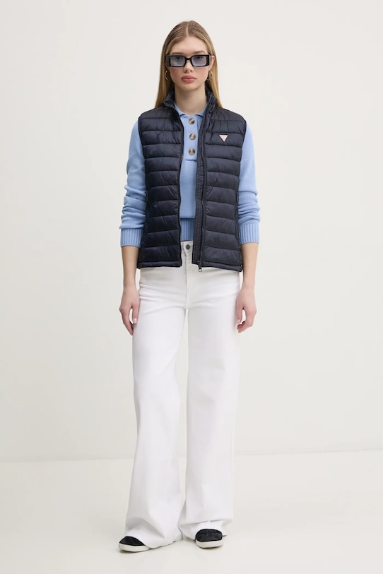 Guess Jeans vesta W5RN55.WHAB2 bleumarin SS25