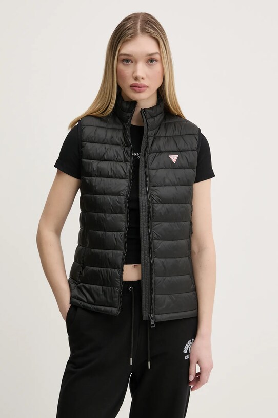 Безрукавка Guess Jeans с подкладкой чёрный W5RN55.WHAB2