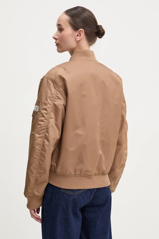 Oblečení Bomber bunda Guess Jeans W5RL81.WHAA2 hnědá