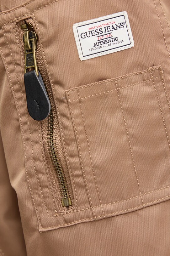Bomber bunda Guess Jeans W5RL81.WHAA2 hnědá