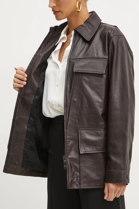 Victoria Beckham geacă de piele 1125LJK006091A