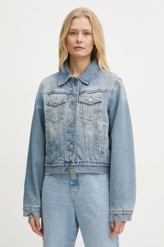 Джинсова куртка Victoria Beckham джинс блакитний 1125DJK006006A