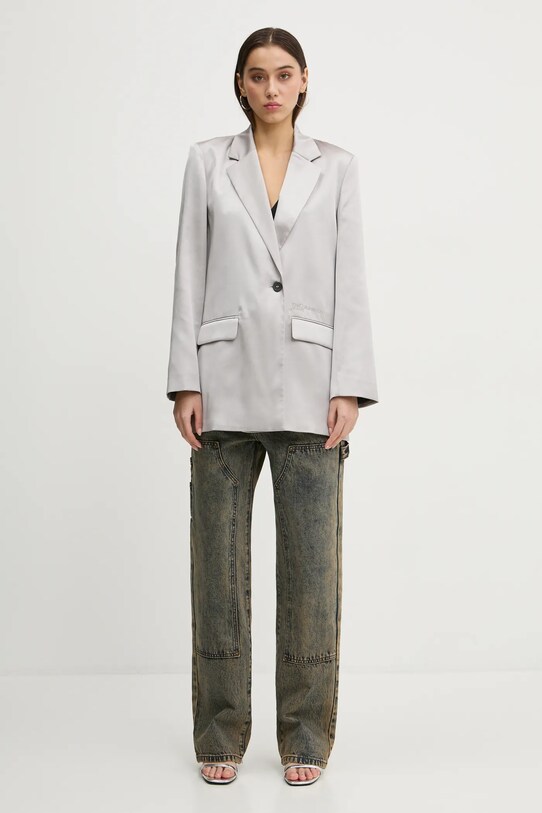 Karl Lagerfeld Jeans marynarka A1W14041 szary SS25