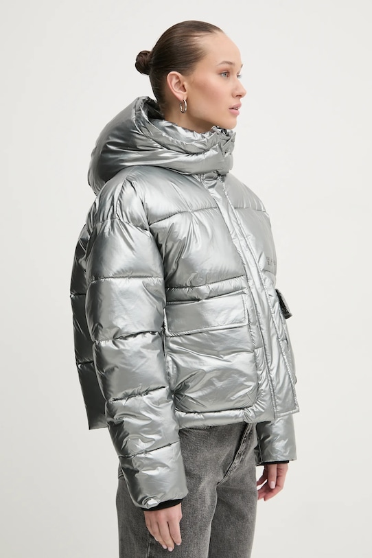 Куртка Karl Lagerfeld Jeans з утепленням срібний A1W15017