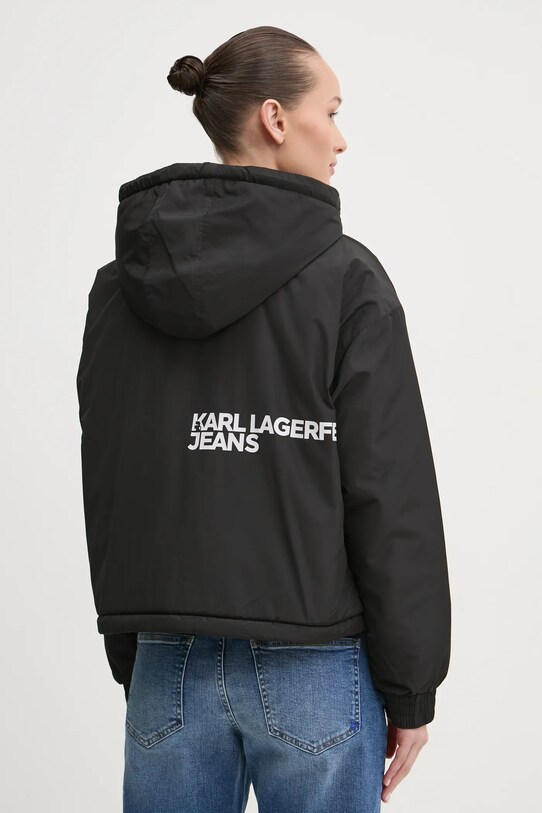 Îmbrăcăminte Karl Lagerfeld Jeans geaca A1W15015 negru