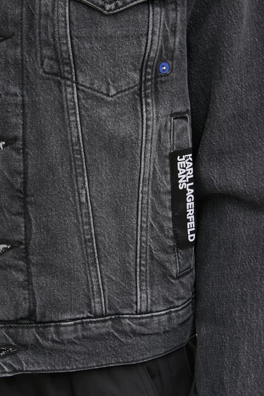 Karl Lagerfeld Jeans geacă din denim A1W14012 gri
