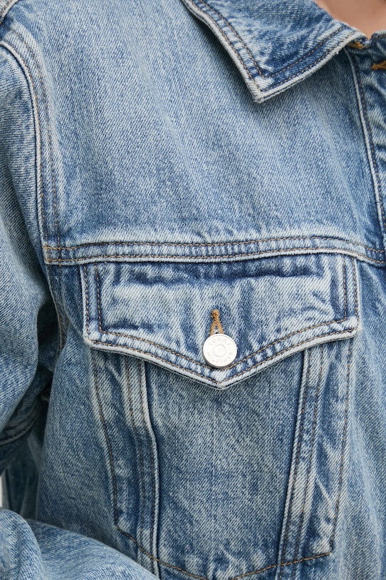 Tommy Hilfiger kurtka jeansowa WW0WW43731 niebieski