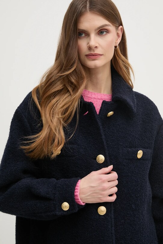 Tommy Hilfiger płaszcz granatowy WW0WW43762